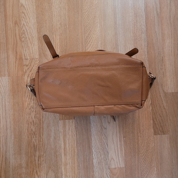 Ora Delphine  Adele Brown Leather Satchel - Picture 3 of 6